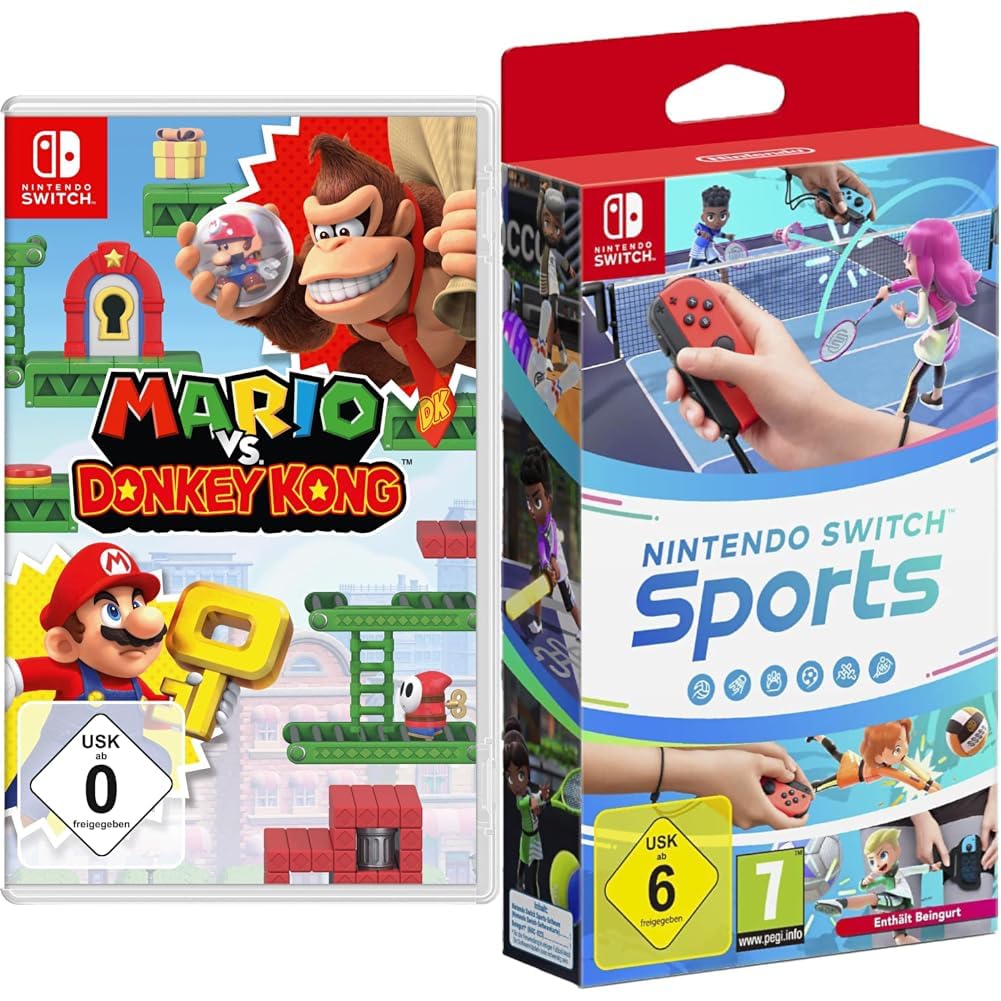 Nintendo Switch Mario vs Donkey Kong & Super Mario Party Mario vs. Donkey Kong - [Nintendo Switch] & Switch Sports